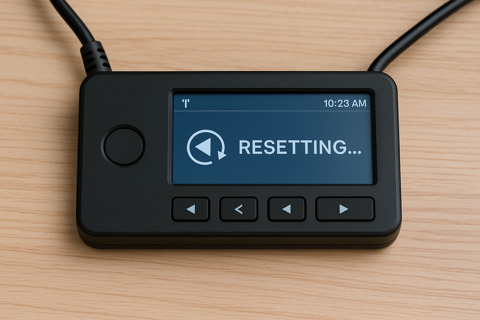 Digital controller panel showing a reset screen — how to reset the ZL902